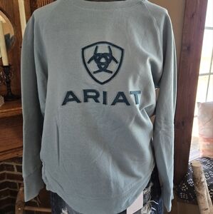 Ariat Turquoise Crewneck Sweatshirt